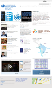 acnudh.org Spanish version (with top slide in motion)