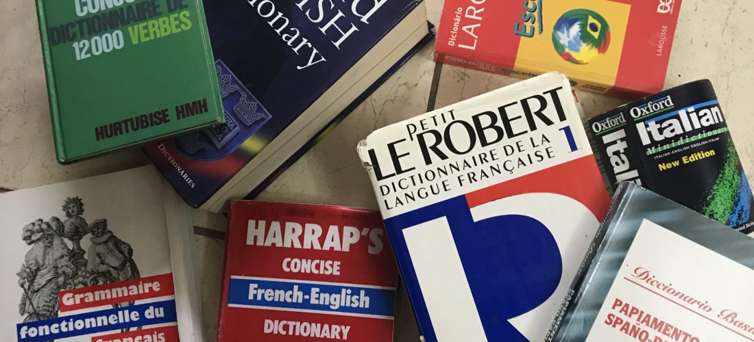 Dictionaries and translation tools