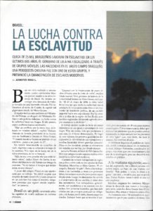 Cover page - Revista el Sabado - in Spanish