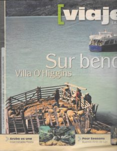 Revista Viajes, articulo sobre Aruba, portada