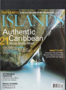 Islands Magazine November 2006, cover