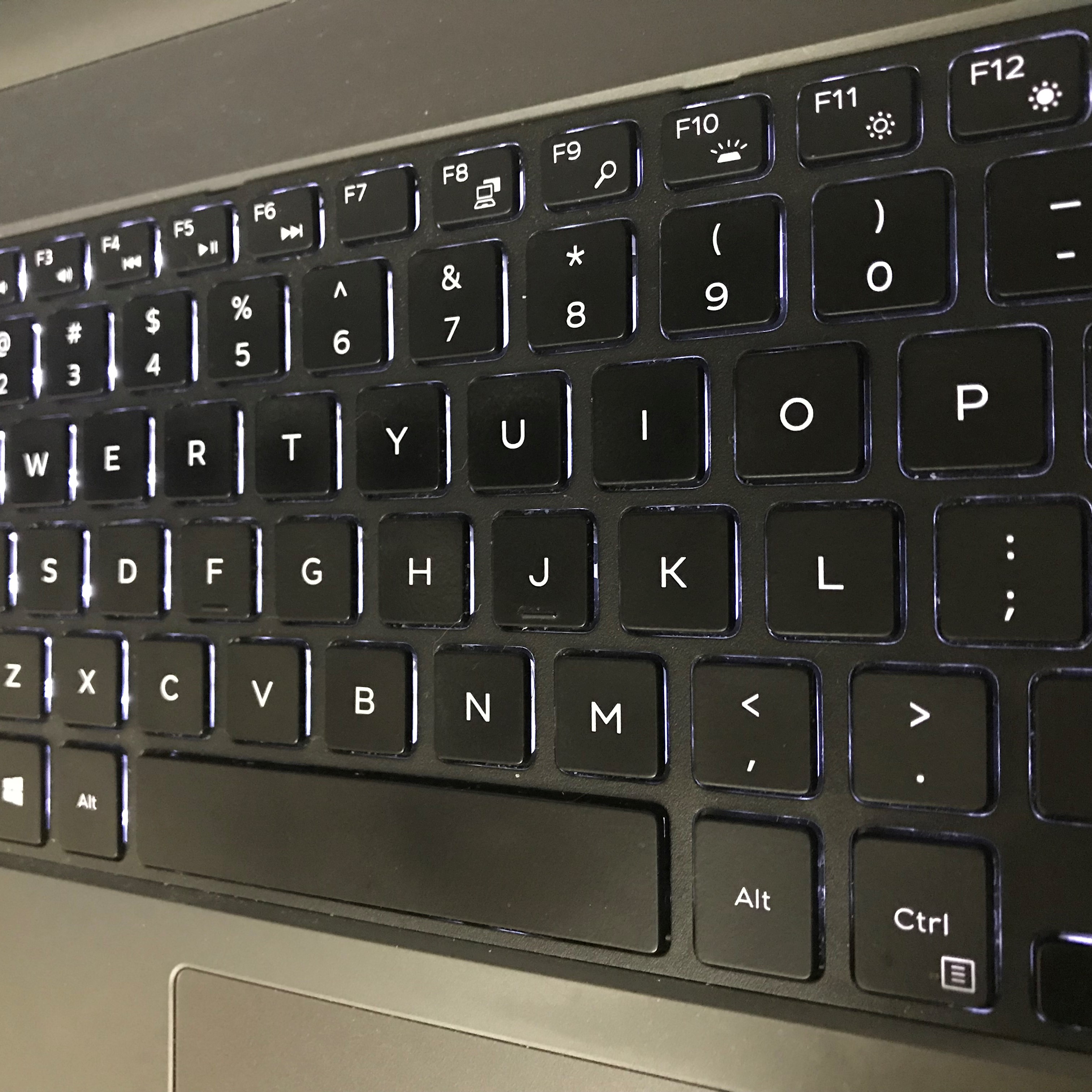 keyboard closeup -square